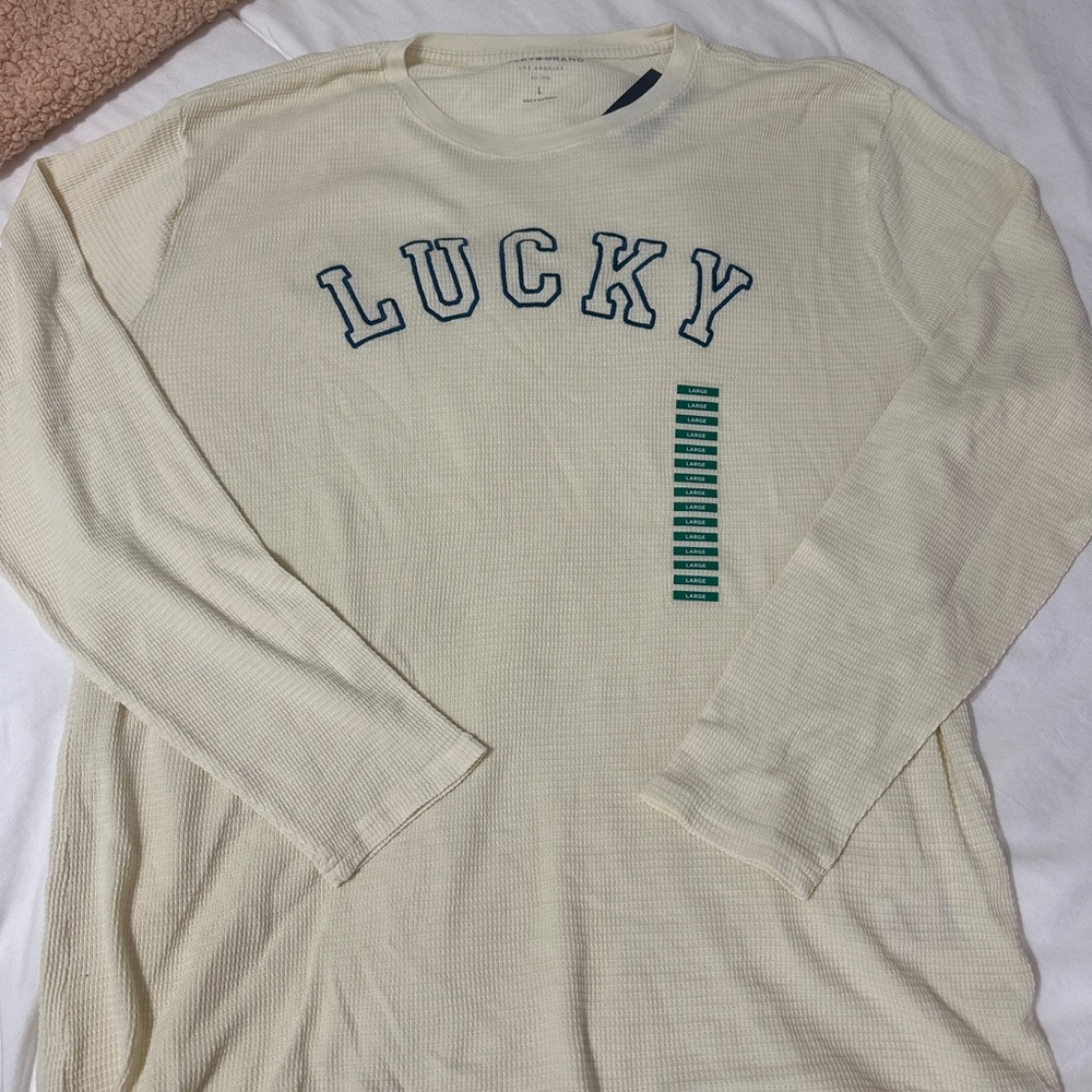 Lucky Brand Cream Long Sleeve